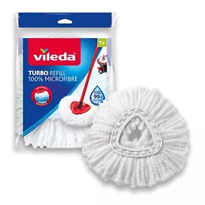 Vileda EasyWring and Clean Turbo Classic Microfibre Mop Refill Head, Multi-Colou - Picture 1 of 6
