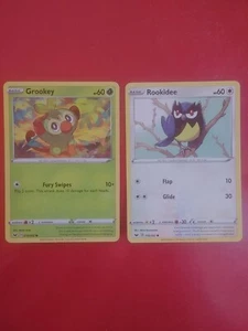 Rookidee 150 & Grookey 010 NM Pokemon free shipping - Bild 1 von 5