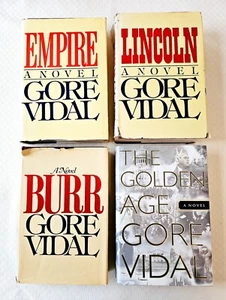 Gore Vidal Lot of 4 Novels HC DJ Books Burr, Lincoln, Empire, Golden Age- 1st Ed - Picture 1 of 12