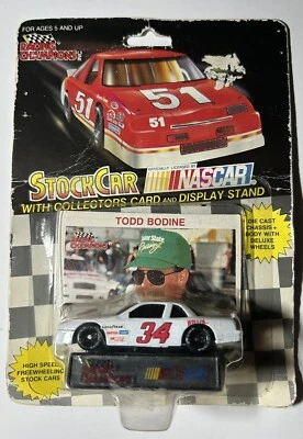 Todd Bodine Racing Champions Stock Car NASCAR #34 1991 1:64 Die-Cast Nuevo De Colección Foto 1 de 4