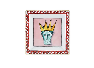 Richard Ginori Il Viaggio di Nettuno - Svuotatasche Quadrato Pink Porcellana - Picture 1 of 5