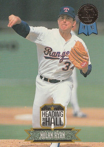 1993 LEAF HEADING FOR THE HALL NOLAN RYAN! #1of10! NMMT!