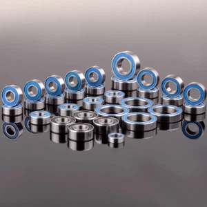 KIT de rodamientos de bolas azul 33 piezas de goma métrica sellado para RC Traxxas E-Revo Racing - Imagen 1 de 8