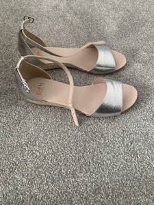 faith silver sandals