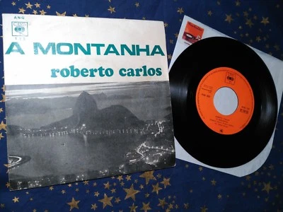 ROBERTO CARLOS A Montanha 7/45 vinyl single RARE ANGOLA ed. - Image 1 of 2
