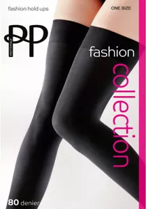 Pretty Polly BASTANTE SUAVE 80 DENIER HOLDUPS OPACOS - NEGRO - Imagen 1 de 2