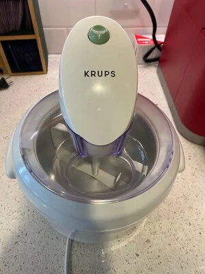 Sorbete para Helados Krups La Glaciere Modelo 358 Blanco Probado y Funciona Foto 1 de 4