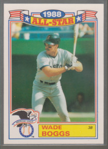 1989 Topps 1988 All Star Game Commemorative Set #4: Wade Boggs