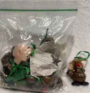 Vintage Weihnachten Urlaub Rentier Jingle Bell Ornament Kinder Bastelset x9 - Bild 1 von 8