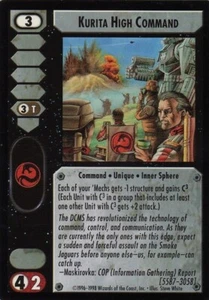 1x BattleTech Commander's Edition Kurita High Command, NM-Mint, English - Picture 1 of 1