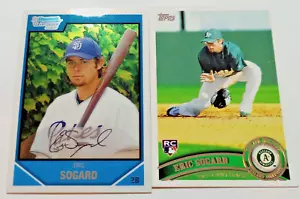 Eric Sogard 2007 Bowman Chrome Draft Picks & Prospects - 1st Bowman Card- - Picture 1 of 7