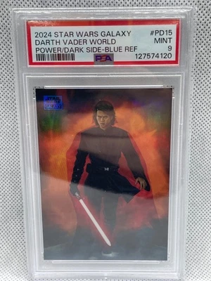 2025 Topps Star Wars Galaxy Between Worlds Blue Refractor #55/150 PSA 9 - Image 1 of 4