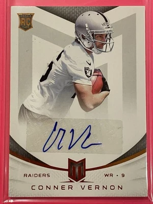 2013 Panini Momentum Conner Vernon Rookie Auto /599 RC #117 Football Raiders - Image 1 of 3