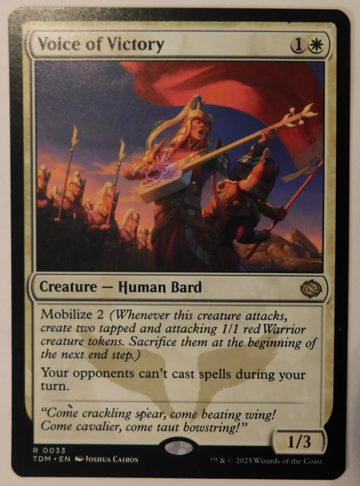 Voice of Victory - MTG - NM Unplayed - Regular - Image 1 of 1