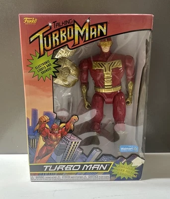 TALKING TURBO MAN FUNKO 13.5" ACTION FIGURE WALMART EXCLUSIVE NEW - Image 1 of 3