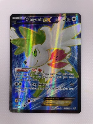Pokemon TCG Shaymin-EX 106/108 Roaring Skies XY Full Art Holo 2015 Ultra Rare - Image 1 of 4