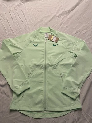 Chaqueta de tenis para hombre Nike Dri-fit Rafa - verde estadio - talla S DV2885-376 NUEVA CON ETIQUETAS $105 Foto 1 de 4
