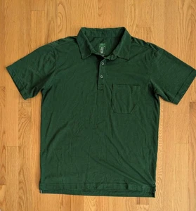 Polo Stio uomo media verde a righe Jackson Hole Wyoming golf polo shirt - Foto 1 di 10