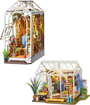 DIY Miniature Kit Garden House Series Dreamy Book Nook Holiday Dreamy Garden - Image 1 of 4