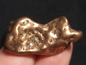 Native Copper Nugget from Keweenaw Peninsula, Michigan 1+" (28.3 grams) - Picture 1 of 6