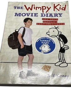 The wimpy kid movie diary book jeff kinney white 2010 copyright 215 pages READ - Picture 1 of 5