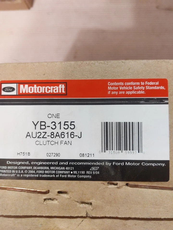 1999-2005 Ford Fan Clutch Excursion, F250/350 SD AU2Z-8A616-J - Image 1 of 4