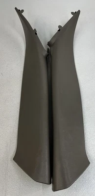 99-06 Chevy Silverado GMC Camión Par de molduras delanteras de pilar A OEM Gris Claro Gris Foto 1 de 4