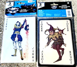 Batman DC el Caballero Oscuro Joker Tarjeta de utilería Paquete de 9 piezas - Imagen 1 de 2