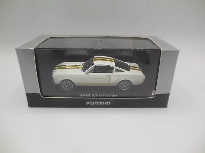 Raro Kyosho 03122WG 1966 Shelby GT350H en blanco y dorado escala 1:43 Ford Mustang Foto 1 de 4