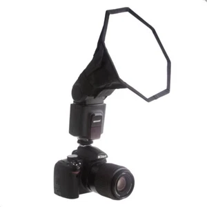 8-inch Universal Collapsible Octagon Studio Softbox Flash Diffuser for Camera - Picture 1 of 5