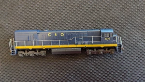 Locomotora ficticia Athearn HO GE U30C, C&O #3310, pasamanos nuevos, sin motor - Imagen 1 de 6