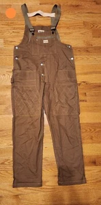 Mono FUZAO Japón Nigel Cabourn Talla Mediana Marrón Gran Tamaño Calle Babero Carga - Imagen 1 de 15
