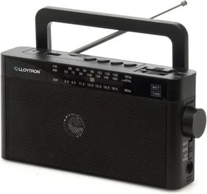 PORTABLE LLOYTRON RHAPSODY RECHARGEABLE AM/FM STATIONS RADIO MP3 PLAYBACK - Picture 1 of 6