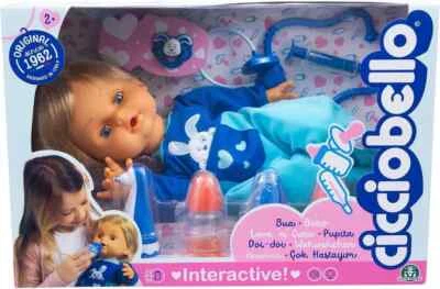 Cicciobello Bua Tante Cure Kit Bambola Interattiva con Accessori (CCB91000) - Immagine 1 di 4