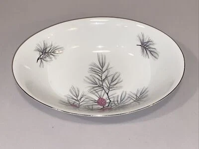 Arlen Purple Sage Fine China Seyei Japan Open Vegetable Serving Bowl Vintage 10" - Image 1 of 4