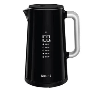 Digital Kettle Black Smart Temperature Display 1.7 L Stainless Steel Interior - Picture 1 of 5