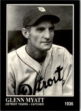 1991 CONLON COLLECTION TSN - #187 GLENN MYATT DETROIT TIGERS