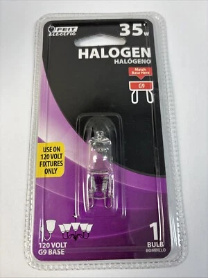 Feit Electric  Light Bulb, 35 Watts-120 Volt, G9 Base Lamp (1) Bulb - New - Image 1 of 2