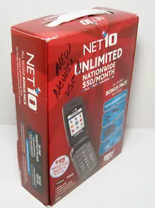 New SAMSUNG SGH T201G - Silver (Net10) Cellular Phone - INCLUDES BONUS PACK - Picture 1 of 12