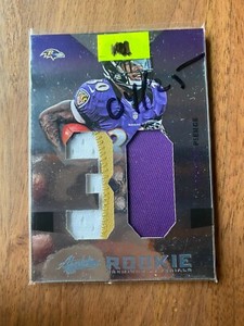 A58,517 - 2012 Absolute Rookie Premiere Jersey # Prime #204 Bernard Pierce/25
