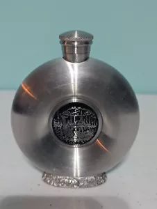 metal flask 4 1/2" - Picture 1 of 10