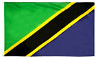 Tanzania Flag - Tanzanian Choice of Sizes 3' x 2' and 5' x 3' & Small Hand Flags