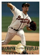 1995 Fleer Update Diamond Tribute Greg Maddux  8