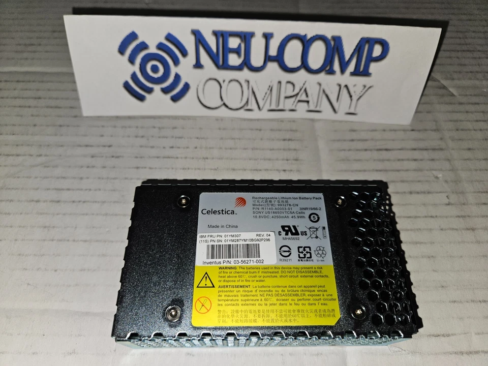 IBM Storwize P/N 01YM307 01YM287 Battery - Image 1 of 1