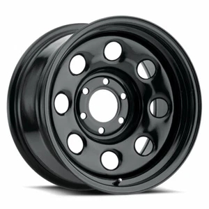 15x7 ET-6 Vision 85H 5x120.65 Gloss Black Rims (Set of 4) - Picture 1 of 2