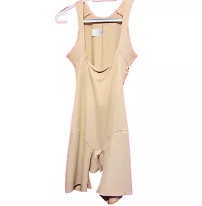#8729 Naomi & Nicole Torsette Shapewear Womens SizeXL BEIGE Slimming Tank Shorts - Picture 1 of 5
