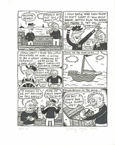 JOHNNY RYAN Angry Youth Comix #11 page 17 (2006) original art - Picture 1 of 1