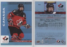 2017 Upper Deck Team Canada Juniors Blue Spectrum Antoine Crete-Belzile #74