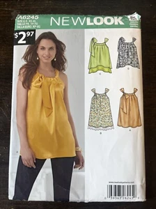 New Look A6245 Top Sleeveless Gathered Neckline XS-XL 6-24 Uncut - Picture 1 of 6
