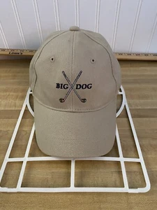 Preowned "Big Dog" Golf Hat/Cap Adjustable One Size Fits Most..Beige Color. - Picture 1 of 7